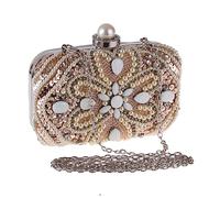 KXQYIKYI Sac d'embrayage du soir Perle Sac à banquet Sac à main