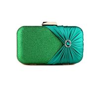 KXQYIKYI Sacs de soirée pour femmes couleurs vertes diamants en satins de la chaîne d'épaule Embrayages sac à main sac de soirée de mariage (e)