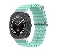 KXQYIKYI Sangle océanique ajustement pour Galaxy Watch 7 Ultra 47 mm 20 mm / 22 mm Bracelet de ceinture en silicone sport Correa For pour Galaxy Watch 7 FE Band 44 mm 40 mm