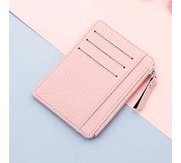 KXQYIKYI Solder de Carte pour Dames Coin Clin Clip Portable Small Wallet adapté pour Sortir (Argento, 12 * 9cm)