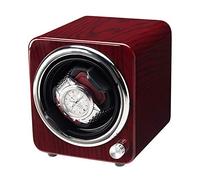 KXQYIKYI Spinner Winding Box Watch Winders - Wood Grain Mini Watch Shaker Silent Single Watcher Winder Automatic mécanical Boîte d'enroulement Collection de Rangement de Montre Hémature Affichage de