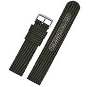 KXQYIKYI STRAPE DE MONTRE NYLON STRABLE DE MONTRATION NYLON TEMPLAGE EN MAISSE 18 20 22 22MMEMMES FEMMES MEN BANDANTS DE MONTRE SPAT