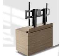 KXQYIKYI Support TV, Support de Sol pour Cadre TV LCD - pour téléviseurs de 55" à 120", Support de Montage TV réglable, mécanisme de Levage TV avec télécommande, Course de Levage à Double Moteur 150