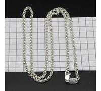 KXQYIKYI Vrai Send S925 Collier de femme en argent sterling en argent sterling