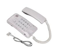 KXT-438 Téléphone Fixe Filaire, Téléphone Mural avec Fonction de Numérotation Abrégée, tonalité de Rappel ou Sourdine de Commutation D'impulsion, Fonction Sonnerie, Fonction