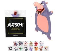 KXT - Marque-page humoristique en 3D - Cadeau amusant pour enfants et adultes (hippopotame)
