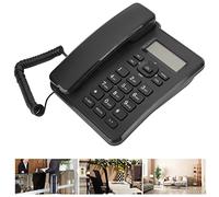 KXT6001CID Téléphone fixe filaire pour la maison, le bureau, les affaires, le bureau, téléphone de bureau filaire avec affichage d'identification de l'appelant, 16 sonneries, 5 niveaux de luminosité