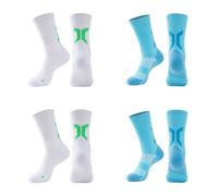 KXUIJCC Séchage rapide Chaussettes de sport Respirant Serviette Pression Chaussette Bas Cyclisme Chaussettes de Course, Set 8, Taille Unique