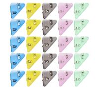 KXUSW Pince Papier, Papier Reliure Clips, Pince à Papier Clip, Pince Reliure de Recharge Pinces à Papier Bureau Clip Fonctionne avec Distributeurs Pinces(Coloré) 40 pièce