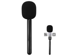 KXVXXV Poignée de microphone sans fil - Adaptateur portable - Support de microphone pour Rode Wireless GO I/II DJI Mic, adaptateur de microphone pour interviews YouTube Tiktok Vlogging