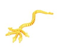 KXWDKJ Dragons imprimés 3D en 3D - Dragon à 5 têtes - Impression par couches - 45 cm - Pour la maison, le bureau, la décoration - Jouets de bureau (soie dorée)