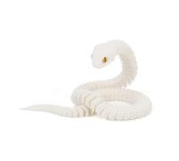 KXWDKJ Jouets 3D imprimés 3D - Serpent qui brille dans le noir - Articulation intégrale du corps pour la maison, le bureau, l'exécutif (45 cm, arc-en-ciel bleu)