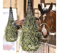 KXWDKJ Lot de 3 sacs à foin pour chevaux - 101,6 cm - Trous de 5,1 cm - Pour chevaux et chèvres - Alimentation lente
