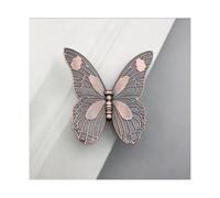 KXWDKJ Poignées d’Armoire Vintage Poignées de Commode Antiques en Alliage de Zinc Forme Papillon pour Commode Tiroir Placard Meuble Penderie Poignées de Porte-Red Bronze||L||12pcs