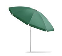 KXWOQ3ED Parasol de Jardin Inclinable 220 cm/260 cm, Parasol de Terrasse Extérieur Rond, UPF50+ pour Plage, Marché, Balcon, Patio(Green,220cm/7.2ft)