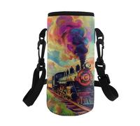 Kxyudcn Manchon de bouteille d'eau portable tendance avec sangle pour garçons gym extérieur, Train, Taille unique, Ensemble cartable