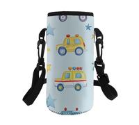 Kxyudcn Manchon de bouteille d'eau portable tendance avec sangle pour garçons gym extérieur, Voiture, Taille unique, Ensemble cartable