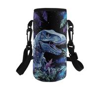 Kxyudcn Sac de transport pour bouteille d'eau portable avec sangle pour un usage quotidien, dinosaure, Taille unique, Ensemble cartable
