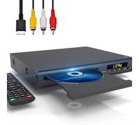 KYAOAYO-01Dvd98178 Lecteur Dvd Tv Multizone, Hdmi Pour Television Et Entrée Double Microphone, Connectique Rca Usb, Hd 1080P Support Des Systèmes Ntsc/Pal, Câbles Hdmi/Av Inclus., Noir