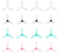 Kyaoayo-16pcs Hq 31mm Ultralight 3-Blade Propellers With 1.0mm Shaft Hole Compatible For 0702se 23000kv Brushless Motor, Fpv Racing Drone Like Air65 Brushless Drone Metor65 Brushless Quadcopter-Betafp