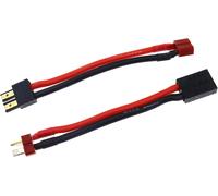 KYAOAYO-2 Pcs Deans T-Plug À Traxxas Femelle Connecteur Mâle Batterie Adaptateur 12 Awg Fil Pour Rc Voiture Slash Arrière Traxxas Huanqi727