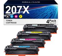KYAOAYO-207X Cartouche De Toner Remplacement Pour 207 207A 207X W2210X W2211X W2212X W2213X Pour Color Laserjet Pro Mfp M283Fdw M255Dw M255Nw M283Fdn M282Nw (4 Pack)