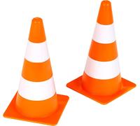 Kyaoayo-2946 Set De Cônes De Signalisation I 10 Cônes Très Stables Pour Délimiter Des Pistes De Jeux Ou Des Buts De Foot I Pour Enfants À Partir De 3 Ans