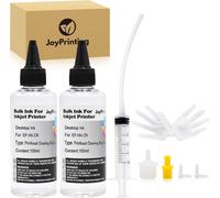 KYAOAYO-2X 100Ml Kit De Nettoyage Des Têtes D'Impression Avec Seringues 5 Ml Nettoyeur De Buse Pour Canon Brother Inkjet Imprimante Kit De Nettoyage De La Tête Solution 200 Ml