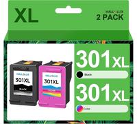 KYAOAYO-301Xl Cartouches D'Encre Remplacement Pour 301 301Xl 301 Xl Noir Et Couleur Pour Envy 4500 4502 5530 Deskjet 1000 1050 1510 2050 Officejet 2620 2622 4630 4632