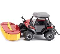 Kyaoayo-3068, Tracteur Spécial Aebi Terratrac Tt211, 1:32, Métal/Plastique, Rouge, Faucheuse Frontale Incluse-Sanag Rouge