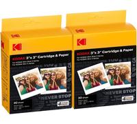 KYAOAYO-4Pass 7.6X7.6Cm Cartouche De Film Color(60 Feuilles) Pour Mini 3 Retro And Mini Shot 3 Retro, Jaune
