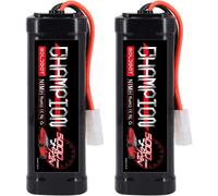 KYAOAYO-5000 Mah 7.2 V Nimh Batterie Rechargeable Rc Batterie 7.2 V Batterie De Remplacement Pour Rc Voitures Crawl Truck Bateau Buggy Model Building Cars Avion Heli Toy 2Packs