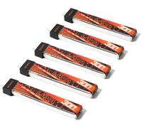 Kyaoayo-5pcs Lava 1s 300mah Lipo Battery 3.8v 75c Lihv Battery With Bt2.0 Connector Compatible For 1s Fpv Tiny Whoop Drone Quadcopter Like Cetus, Meteor65, Meteor65 Pro 1s Brushless Drones-Betafpv