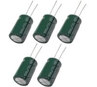 Kyaoayo-5x Condensateur Chimique Low Esr 1000µf ±20% 35v Tht 105°C 4000h Ø12.5x20mm Radial 35m 1900ma C14659