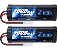 KYAOAYO-7,2V 5000Mah Rc Nimh Batterie Avec Prise Tamiya Pour Voiture Rc Camion i Losi Kyosho Tamiya Hobby (2 Paquets)