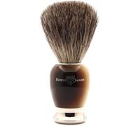 Kyaoayo-81sb582amz Blaireau Exfoliant Classique En Pur Blaireau Avec Support Pour Crème Ou Savon De Ra Pour Hommes Et Femmes (Corne)
