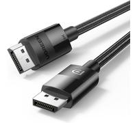 KYAOAYO-8K Câble Displayport 1.4 Câble Dp Mâle Vers Mâle 8K 60Hz 4K 240Hz 165Hz 144Hz Hdr Gsync Coton Tressé Compatible Avec Pc Écran Hdtv Carte Graphique Rtx 3080 2060 Gtx 1660 Projecteur (3M)