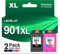 KYAOAYO-901 901Xl Cartouches D'Encre Compatibles Pour 901Xl Pour Officejet 4500 J4580 J4680 J4524 J4535 J4540 J4550 J4585 J4624 J4660 J4680C J4860 G510. G510A G510G G510N (Noir, Couleur)