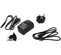 KYAOAYO-Adaptateur Secteur Avec Câble Mini, Micro Usb Et Adaptateur Eu - Noir