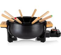 Kyaoayo-Appareil ¿¿ Fondue ¿¿Lectrique - Pour Tous Types De Fondues - Thermostat R¿¿Glable - Pour 8 Personnes - 1,5 L - Fourchettes Incluses