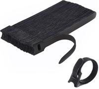 KYAOAYO-Attache Cable50 Pcs, Sangles Sangles Câble, Réutilisables Serre Cable, Organisateur Rangement Cable, Pour Attacher Les Câbles, Gaines, Fils Pc, Fils Électriques Etc(Noir)