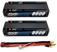 KYAOAYO-Batterie Lipo 2S 8000Mah 130C Pour Voitures Rc, Slash Vxl, E- x Brushless - Haute Performance, Connecteur T Lcg 5Mm, 7.6V, 2S1P, 3.0-4.35V - Batterie Lipo, Lipo Battery, Battery Lipo, Lipo 2S