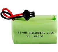 Kyaoayo-Batterie Ni-Mh 4,8v Aa 2400mah Haute Capacité Connecteur Sm 2p Compatible Hy800 F1 F3 Rc Boat, Rc Bus Inclut Câble Charge Usb, Vert-Yunique Green-Clean-Power Vert