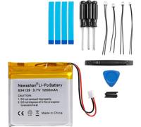 KYAOAYO-Batterie Sm-03 Sp624038 Compatible Avec Casque Bluetooth Sans Fil Wh-1000Xm3 Wh-1000Xm4 Wh-Xb900N Wh-Ch710N/B Wh-H910N Babyphone 1200Mah 3,7V Li-Ion Lipo Accu Piles