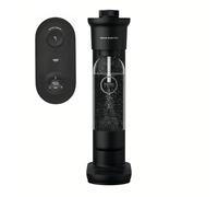 KYAOAYO-Blue Fizz Premium Machine ¿¿ Eau Gazeuse (Affichage Et Pr¿¿r¿¿glage Niveau Co2, Gaz¿¿ification Une Pression), Batterie Lithium-Ion Int¿¿gr¿¿e Et Rechargeable, Buse Acier Inoxydable, Noir, 3194
