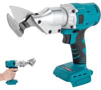 KYAOAYO-C aux Electriques En Métal 21V Pour Makita Batterie, C aux À Batterie Cisailles À Etain C aux Electriques Sans Fil Tondeuse En Métal Pour Coupe De Tôle Acier De 1Mm/2Mm (Batterie Non Incluse)