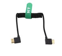 KYAOAYO-Câble Hdmi 8K 4K120P Pour Moniteur Atomos V A7Siii A7Rv A7Iv Fx30 Canon C500 C300 Lumix S5Ii Camera Feelworld Blackmagic Angle Droit Gauche Type A Hdmi 2.1 Tressé Enroulé