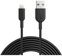 KYAOAYO-Cable Iphone, Powerline Ii Câble Lightning Vers Usb Résistant Certifié Mfi Pour Iphone Xs/Xs /Xr/X/8/8 Plus/Se/7/7 Plus/6S/6/6 Plus/5S/5/Ipad Pro(Noir, 3M)