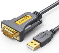 KYAOAYO-Câble Série Câble Rs232 Usb Adaptateur Usb Vers Db9 Mâle Compatible Avec Windows 10 8 7 Macos Linux Pour Routeur Switch Modem Scanner Imprimante (1M)