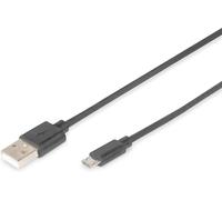 KYAOAYO-Câble Usb 2.0 - 1 M - Usb-A Vers Micro B - 480 Mbps - Câble De Connexion Pour Ordinateurs, Ordinateurs Portables, Hubs, Smartphones - Sachet Plastique - Noir